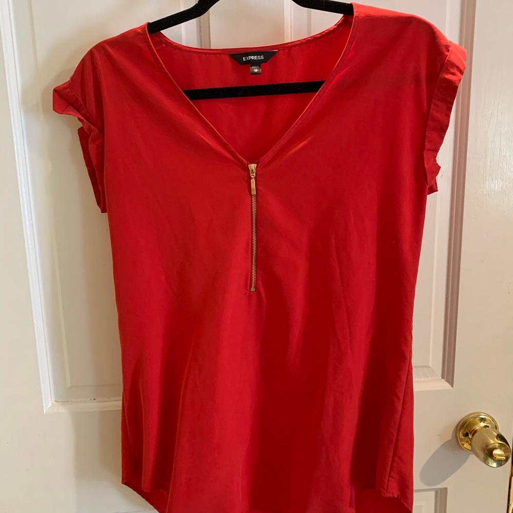 Express Dress Top - Red